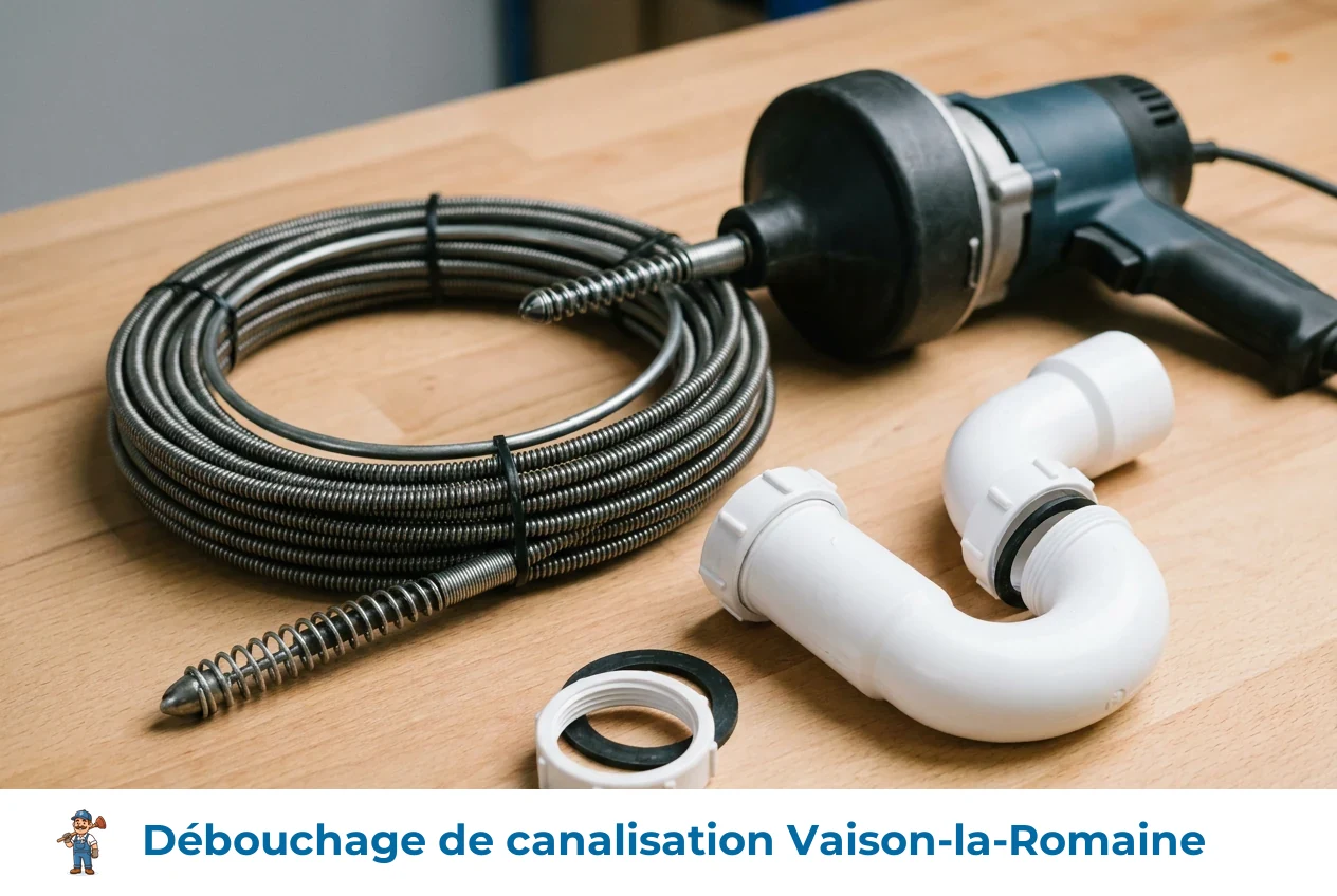 Débouchage de canalisation à Vaison-la-Romaine