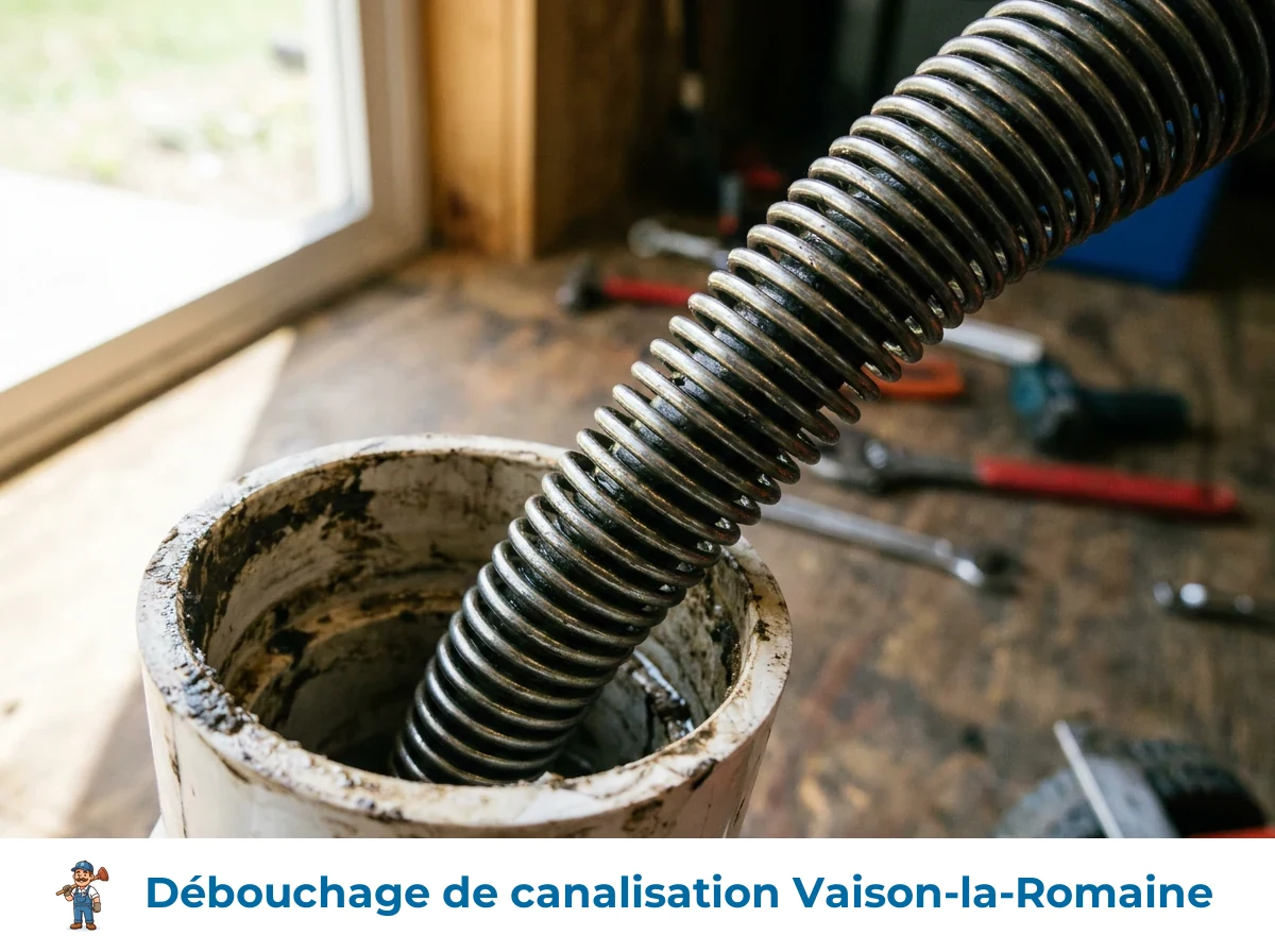Débouchage de canalisation à Vaison-la-Romaine