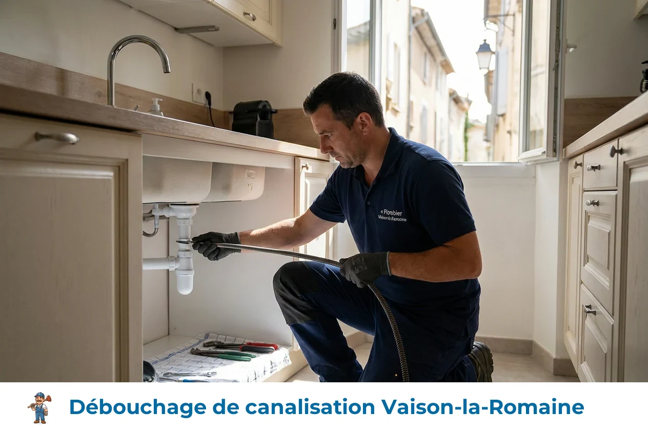 Débouchage de canalisation à Vaison-la-Romaine