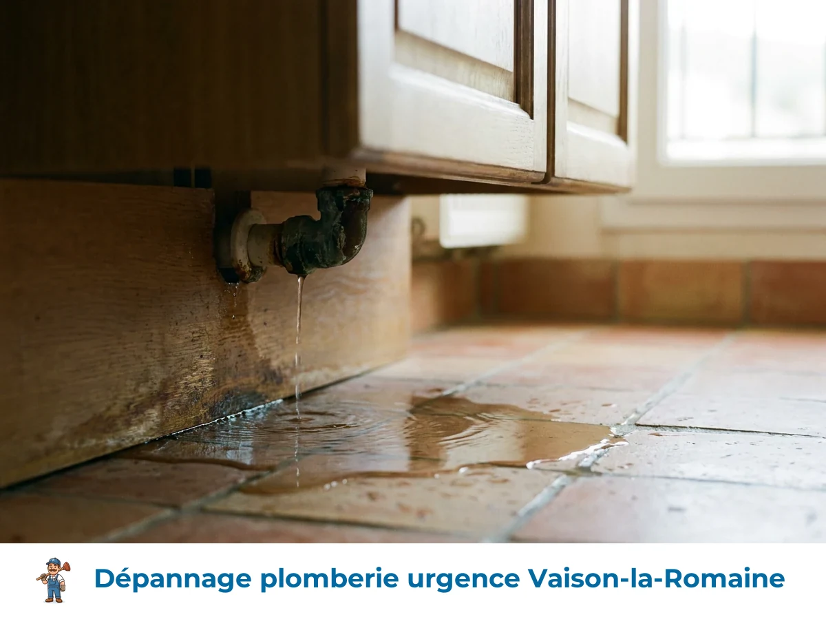 Dépannage plomberie urgence à Vaison-la-Romaine