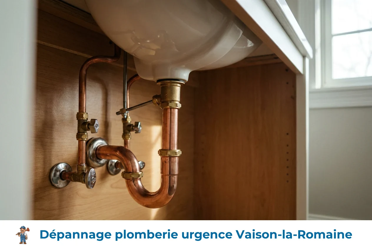 Dépannage plomberie urgence à Vaison-la-Romaine