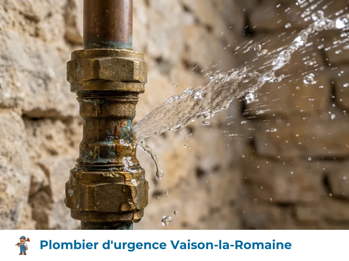 Plombier d'urgence à Vaison-la-Romaine