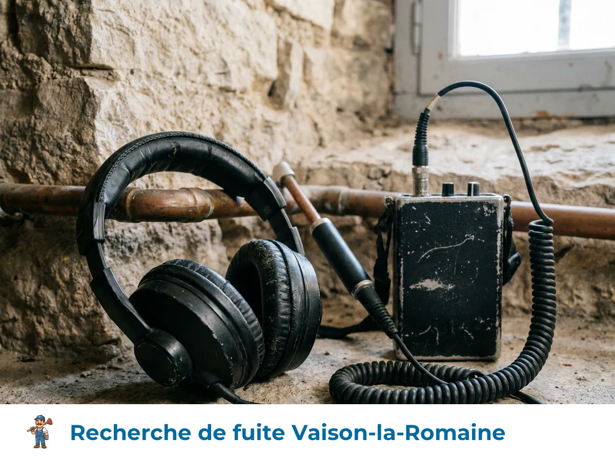 Recherche de fuite à Vaison-la-Romaine