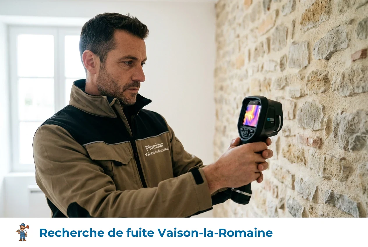 Recherche de fuite à Vaison-la-Romaine