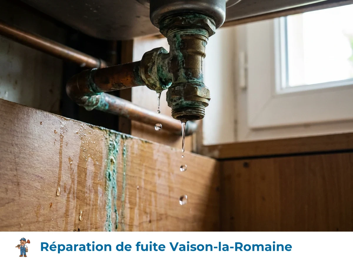 Réparation de fuite à Vaison-la-Romaine