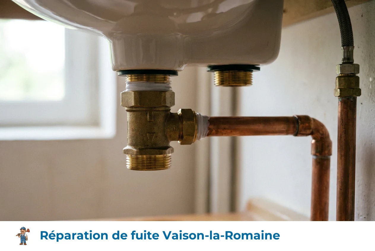 Réparation de fuite à Vaison-la-Romaine