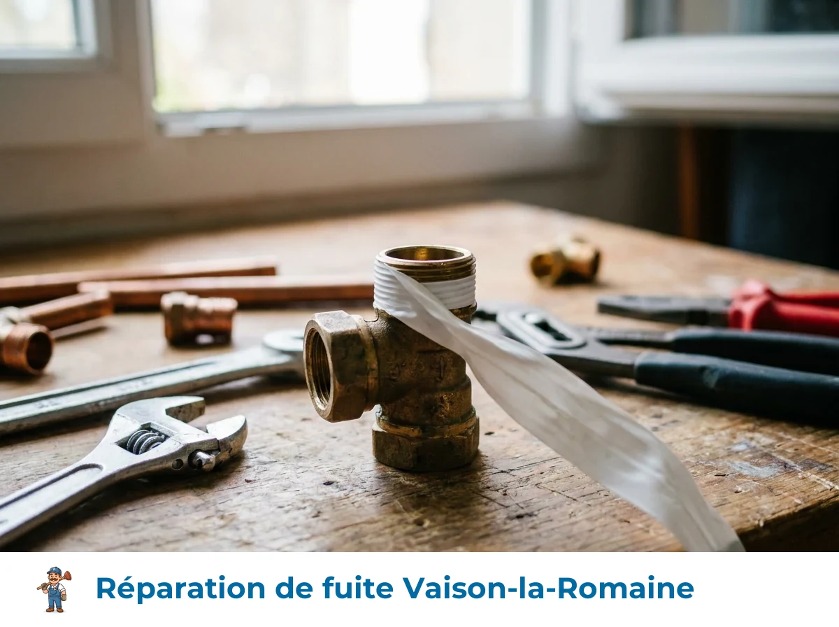 Réparation de fuite à Vaison-la-Romaine